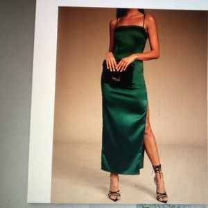 Forest Green Lulus Dress